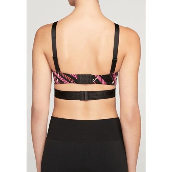 NWT Wolford Hanna Sports Bra Top S Multi Pink Black - Picture 5 of 16